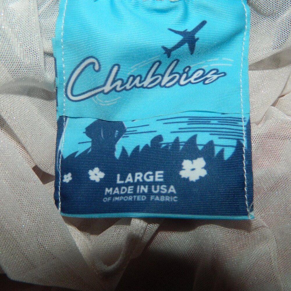 Chubbies American Flag Swim Trunks USA 5.5" Inseam Size L (V-41) - Picture 6 of 7